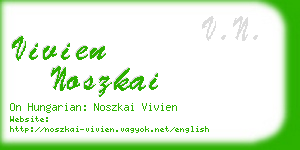 vivien noszkai business card